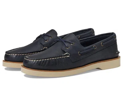 Sperry Ao Double Sole Cross Lace Mm In Blue