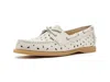 Sperry A/o Embossed Perf In White
