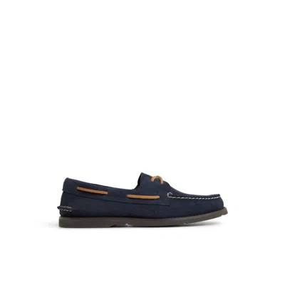 Sperry Authentic Original 2 Eye Ripple Boat Shoe In Blue