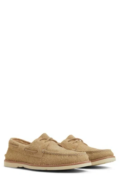 Sperry Authentic Original 2-eye Ripple Boat Shoe In Sand