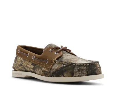 Sperry Authentic Original 2eye Lite Boat Shoe In Animal Print