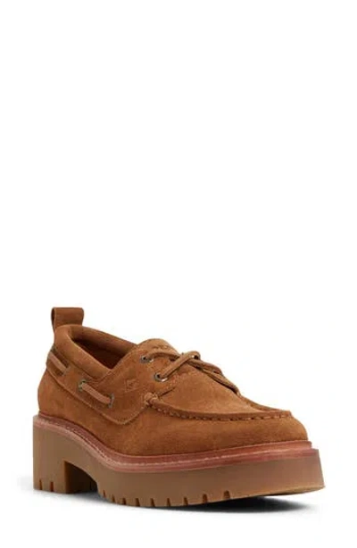 Sperry Authentic Original 2-eye Lug Boat Shoe In Brown