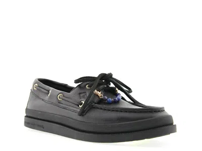 Sperry Authentic Original 2eye Mudguard Boat Shoe In Black