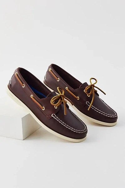SPERRY WOMEN'S AUTHENTIC ORIGINAL BOAT SHOE IN LIGHT BROWN, WOMEN'S AT URBAN OUTFITTERS
