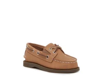 Sperry Authentic Original Boat Shoe Kids' In Chestnut Leather