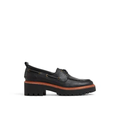 Sperry Authentic Original Lug 2-eye Boat Shoe In Black