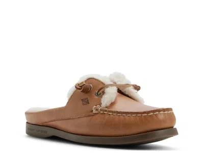 Sperry Authentic Original Mule Boat Shoe In Brown