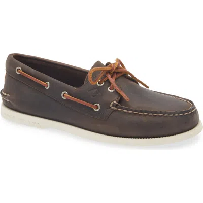 Sperry Authentic Original Two-eyelet Boat Shoe In Brown