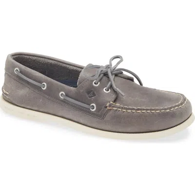 Sperry Authentic Original Two-eyelet Boat Shoe In Gray