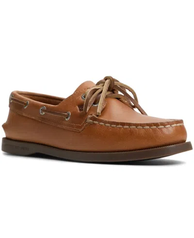 Sperry Authentic Original Women's Brown Moc Toe Casual Boat Shoe Ham682