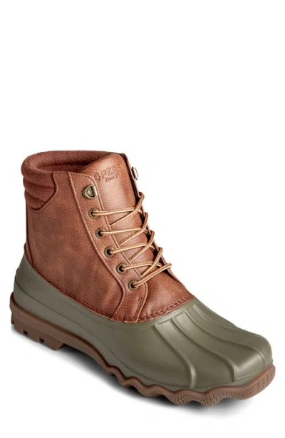 Sperry Avenue Waterproof Duck Boot In Brown