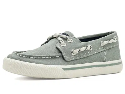 Sperry Bahama Sneaker (little Kid/big Kid) Boy's Shoes Sage Green : 6 Big Kid M, Canvas/synthetic
