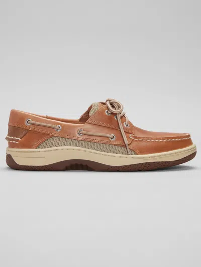 Sperry Billfish 3‑eye Moc Toe Boat Shoes Cognac - Size: 8 D-width In Brown