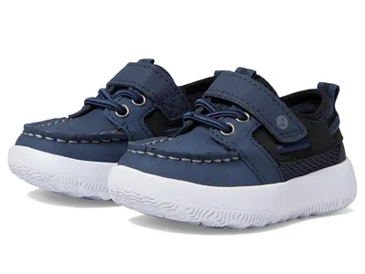 Sperry Bowfin (toddler/little Kid) Boy's Shoes Navy : 6 Toddler M, Leather In Blue
