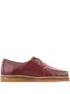 Sperry Captains Derby Shoes In Red