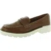 Sperry Chunky Penny Womens Leather Slip-on Loafers In Multi
