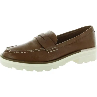 Sperry Chunky Penny Womens Leather Slip-on Loafers In Multi