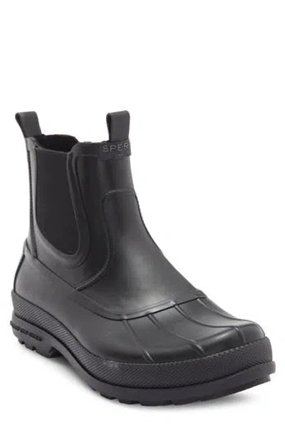 Sperry Clifton Waterproof Chelsea Duck Boot In Black