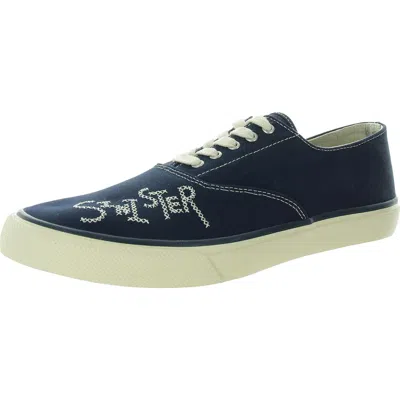 Sperry Cloud Cvo Dexter Mens Lace-up Canvas Casual And Fashion Sneakers In White