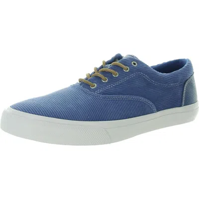 Sperry Cloud Cvo Padded Mens Lace-up Corduroy Casual And Fashion Sneakers In Blue