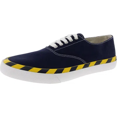 Sperry Cloud Cvo Rowing Blazers Mens Lace-up Canvas Casual And Fashion Sneakers In Blue