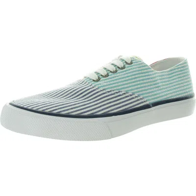 Sperry Cloud Cvo Seersucker Mens Striped Knit Casual And Fashion Sneakers In Multi