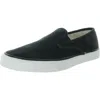 Sperry Cloud Slip On Mens Laceless Canvas Slip-on Shoes In Black