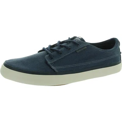 Sperry Coast Line Blucher Mens Lace-up Canvas Casual And Fashion Sneakers In Blue