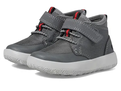 Sperry Coastal Break Chukka A/c (toddler/little Kid/big Kid) Boys Shoes Charcoal : 7 Big Kid M, Lace/rubber In Gray