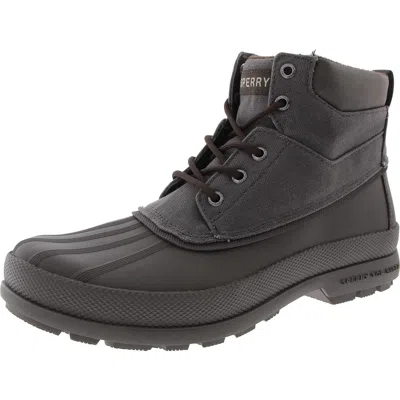 Sperry Cold Bay Chukka Mens Waterproof Leather Rain Boots In Multi