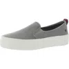 Sperry Crest Tg Womens Platform Laceless Slip-on Sneakers In Gray