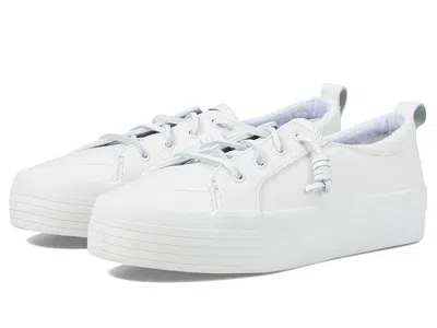 Sperry Crest Vibe Triple Leather In White