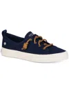 SPERRY CREST VIBE WOMENS CANVAS ANKLE BOAT SHOES