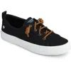 Sperry Crest Vibe Womens Canvas Memory Foam Slip-on Sneakers In Multi