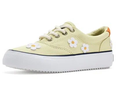 SPERRY CVO PLATFORM (LITTLE KID/BIG KID) GIRL'S SHOES LEMON : 2 LITTLE KID M, TEXTILE