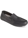 Sperry Davenport Venetian Mens Suede Slip-on Slip-on Shoes In Black
