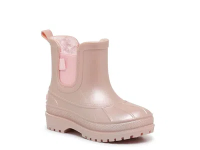 Sperry Duck Rain Boot Kids' In Rose Gold Metallic