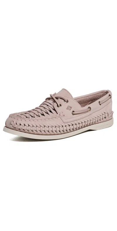 Sperry Eye Woven Loafers Light Pink