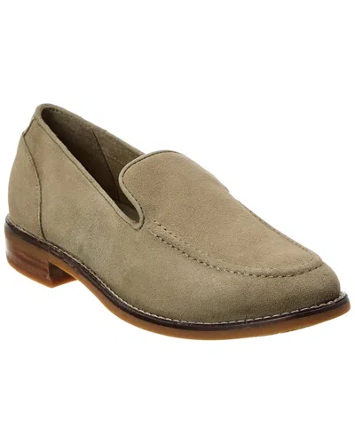 Sperry Fairpoint Suede Loafer In Green