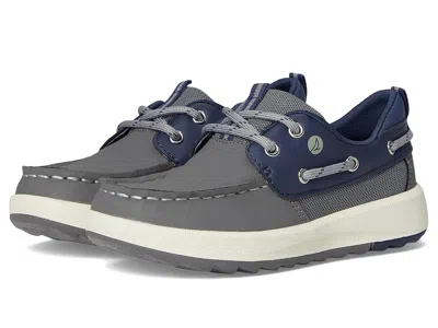Sperry Fairwater Plushwave (little Kid/big Kid) Boy's Shoes Grey : 5.5 Big Kid M, Textile/synthetic In Multi