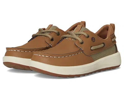 Sperry Fairwater Plushwave (little Kid/big Kid) Boy's Shoes Tan 1 : 1.5 Little Kid M, Textile/synthetic In Multi