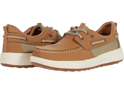 Sperry Fairwater Plushwave (little Kid/big Kid) Boy's Shoes Tan : 12 Little Kid M, Textile/synthetic In Brown