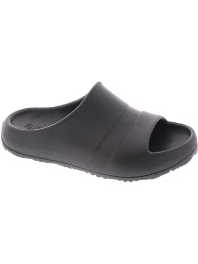 Sperry Float Womens Slip On Comfort Slide Sandals In Black