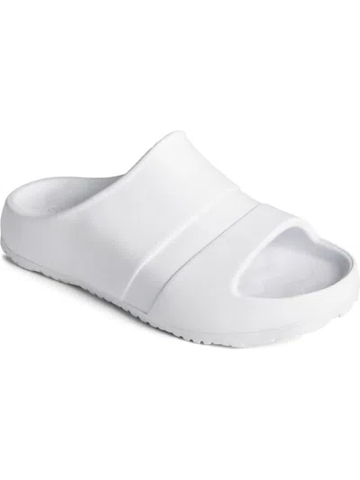 Sperry Float Womens Slip On Comfort Slide Sandals In White