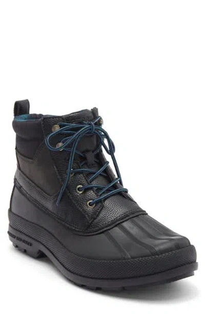 Sperry Gloucester Waterproof Duck Boot In Black