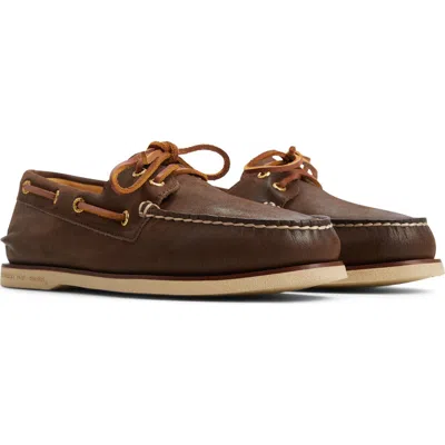 Sperry Gold Cup Authentic Original 2-eye Boat Shoe In Brown/tan