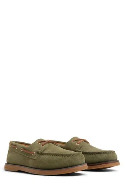 Sperry Gold Cup Authentic Original 2-eye Boat Shoe In Green