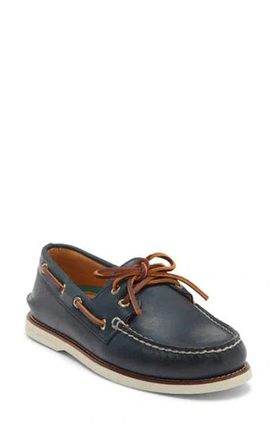 Sperry Gold Cup Authentic Original™ 2-eye Boat Shoe In Blue