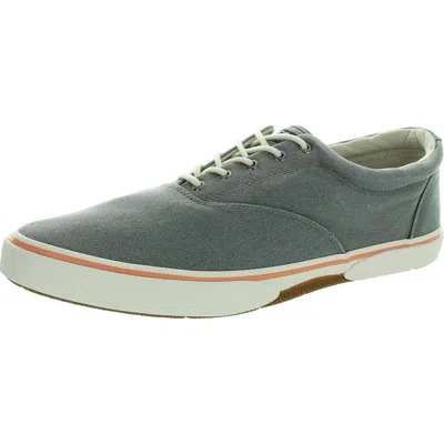 Sperry Halyard Cvo Mens Lace-up Canvas Casual And Fashion Sneakers In Multi