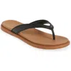 Sperry Isla Flip Flop In Black